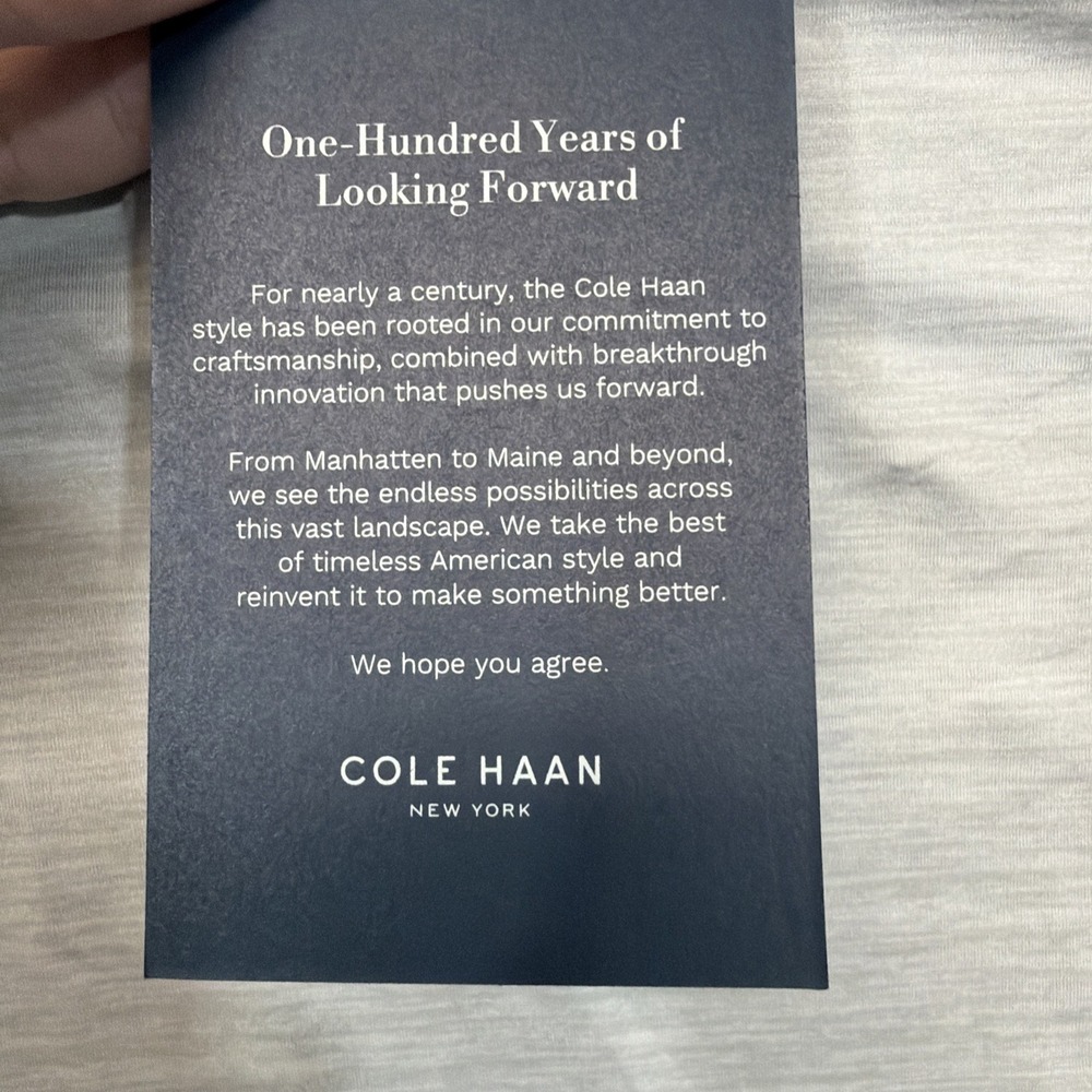 Cole Haan Founders Polo Shirt Mens Medium Grey Space Dye Tipped CHMPOLO_04 NWT - Picture 8 of 14